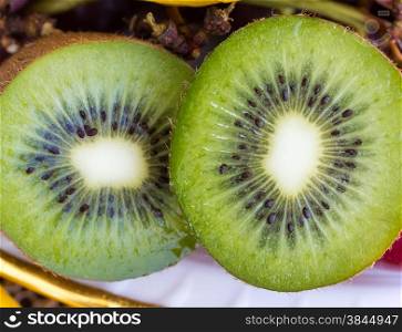 Kiwi Fruit Showing Organic Products And Nature