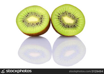 Kiwi isolated on white background