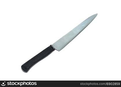 knife isolated on the white background.