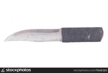 knife on a white background