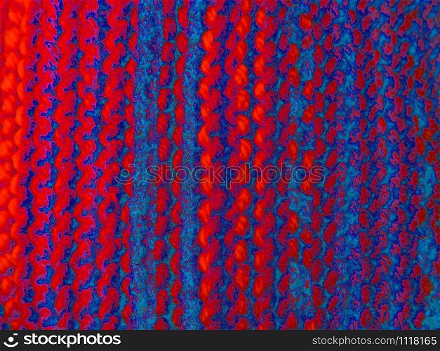 Knitted fabric texture. Background image. Hobbies, leisure, crafts. Vertical arrangement of the pattern. Acid colors. Knitting. Knitted fabric. Knitting texture. Background image. Hobbies leisure crafts. Acid colors