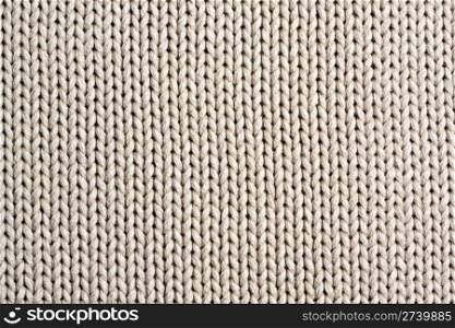 Knitted textured background closeup