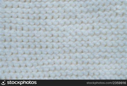 knitted white fabric background texture