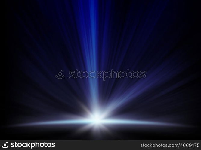 Knoll light. Background image with light beams and rays