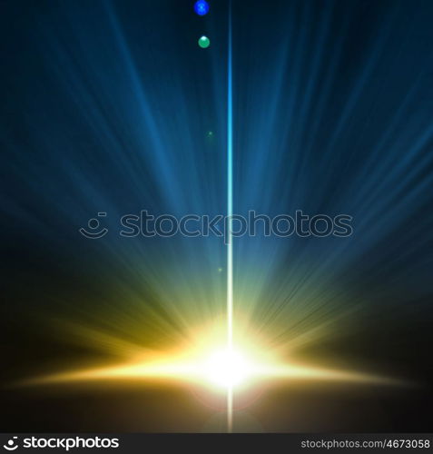 Knoll light. Background image with light beams and rays