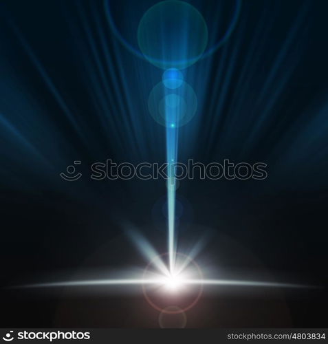 Knoll light. Background image with light beams and rays