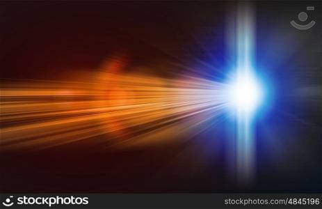 Knoll light. Background image with light beams and rays