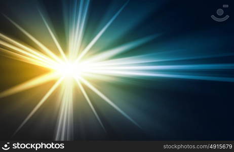 Knoll light. Background image with light beams and rays