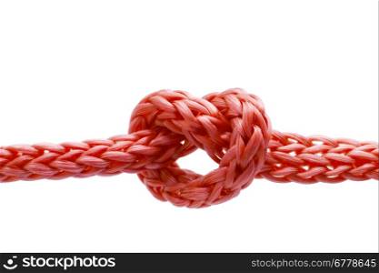 Knot isolated on white background