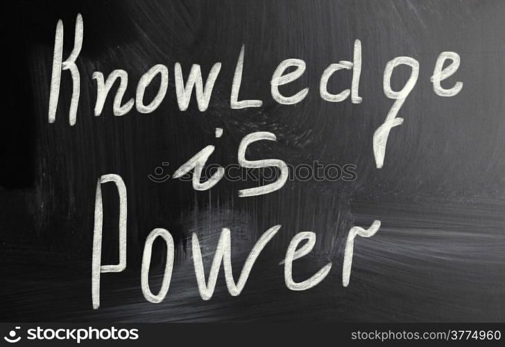 knowledge is power