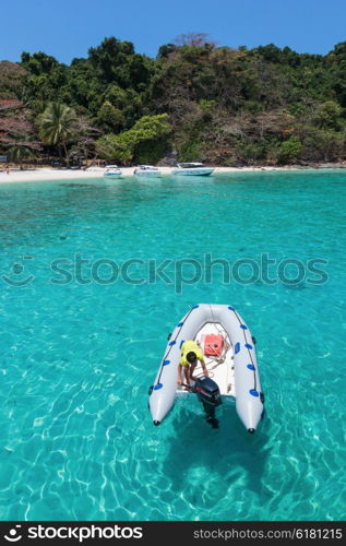 KOH CHANG, THAILAND - MART 30, 2015: National Park Mu Ko Chang, established in 1982, is one of the main reserves of Thailand.