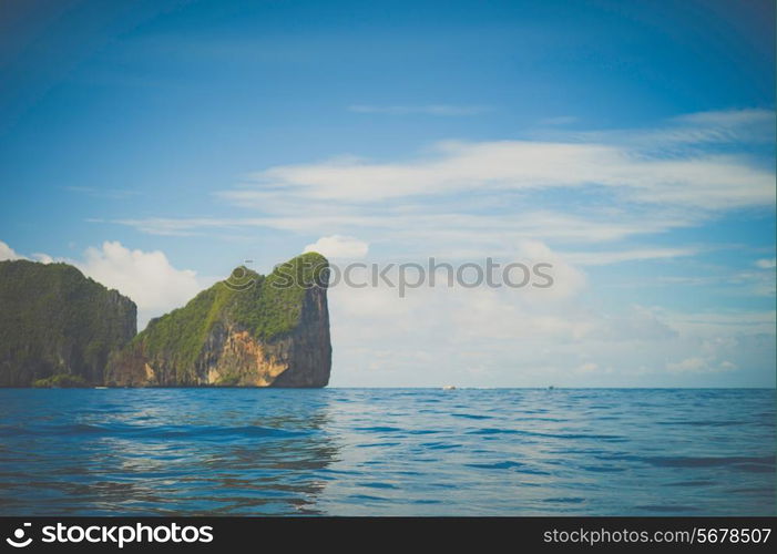 Koh Phi Phi in Thailand. Tropical Landscape