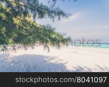 Koh Tachai Island, Phang Nga Province, Thailand (Vintage filter effect used)