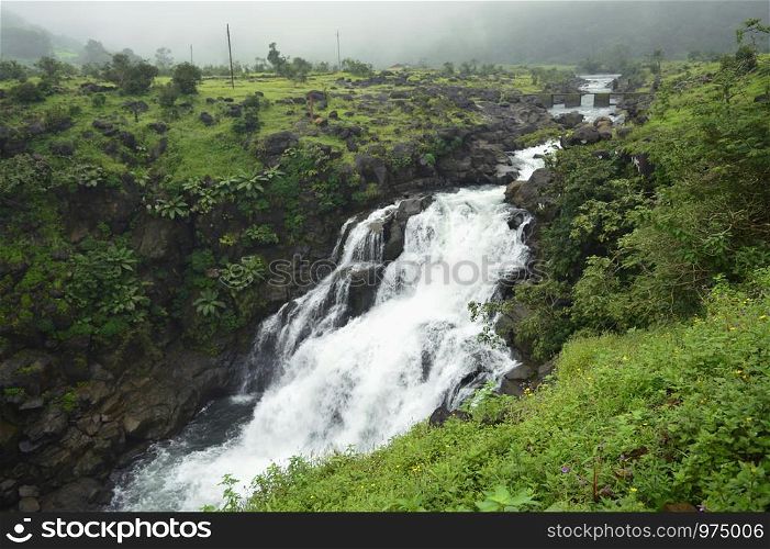 Kondhawale waterfall near Bhimashankar, Pune