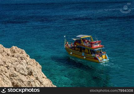 Konnos bay ,meditarian sea,Protaras,Cyprus
