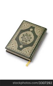 Koran book isolated on white background