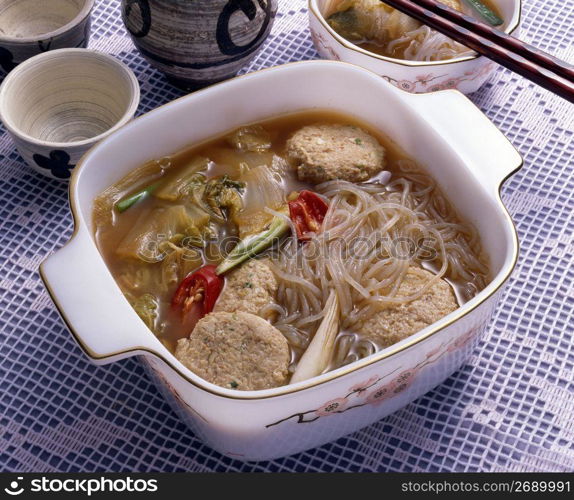 Korean Gruel and Noodle