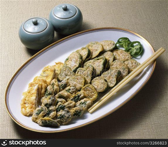 Korean Panfried Food