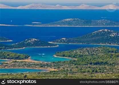Kornati national park paradise islands, archipelago in Dalmatia, Croatia