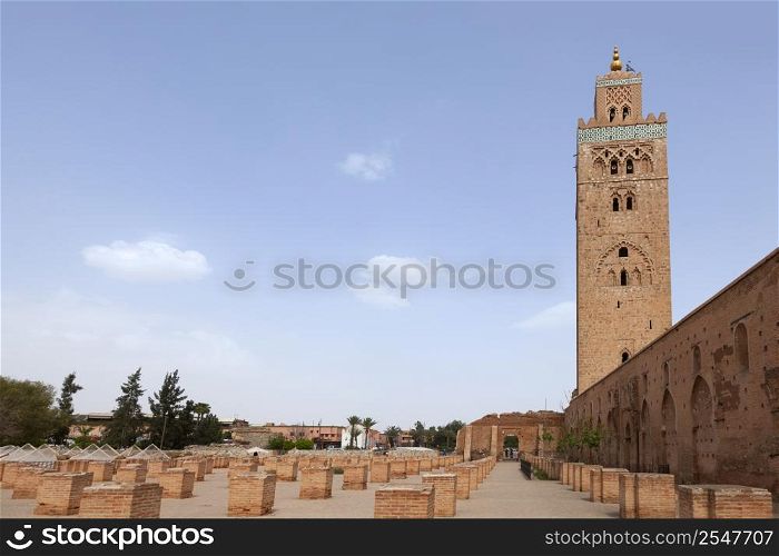 Koutoubia mosque in Marrakesh, Morocco, April 1, 2012