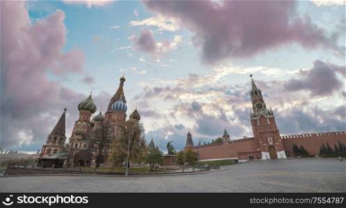 Kremlin and Red Square in Moscow. Russia