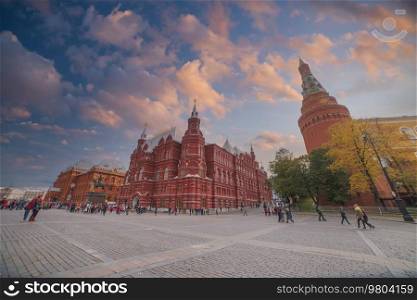 Kremlin and Red Square in Moscow. Russia