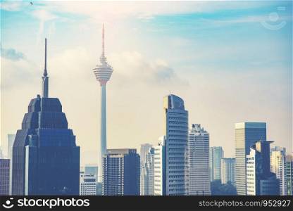Kuala Lumpur City Centre Skyline