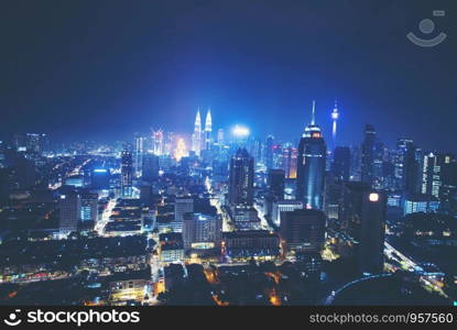 Kuala Lumpur City Centre Skyline