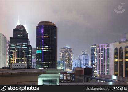 Kuala Lumpur skyline. Kuala Lumpur skyline at evening time