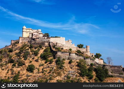 Kumbhalgrh fort famous tourist attraction and landmark. Rajasthan, India. Kumbhalgrh fort. Rajasthan, India