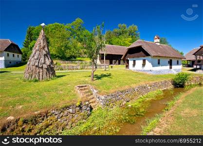 Kumrovec picturesque village and creek in Zagorje region of Croatia, birth place of Josip Broz Tito, former leader of Yugoslavia