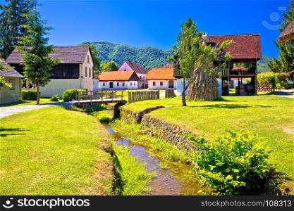 Kumrovec picturesque village in Zagorje region of Croatia, birth place of Josip Broz Tito, former leader of Yugoslavia