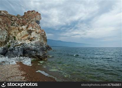 Kurminsky Cape (Tsagaan Khushun).Maloe More strait, lake Baikal