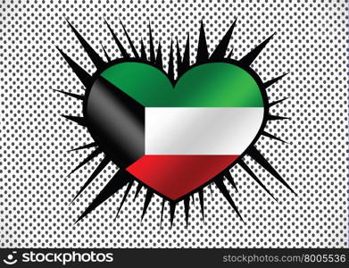 Kuwait flag themes idea design