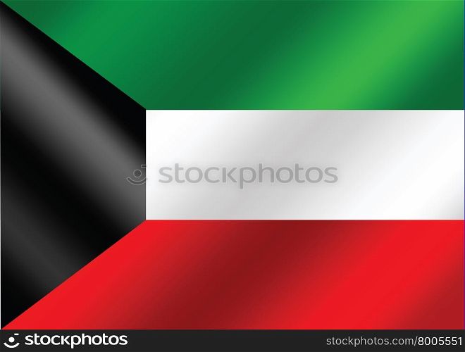Kuwait flag themes idea design