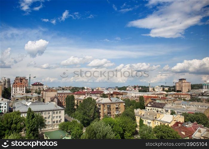 Kyiv center cityscape