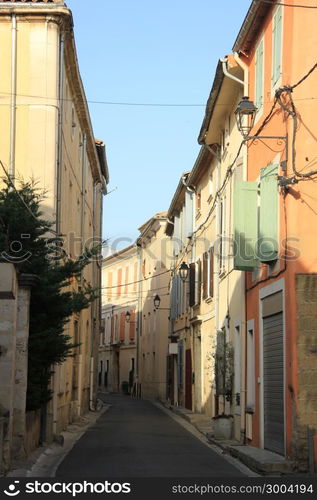 L&rsquo;Isle-sur-la-Sorgue street in the Provence, France