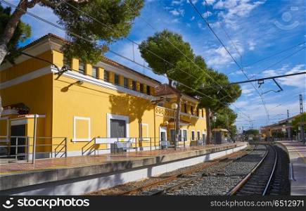La Canada train station in Paterna of Valencia. La Canada train station in Paterna of Valencia city of Spain