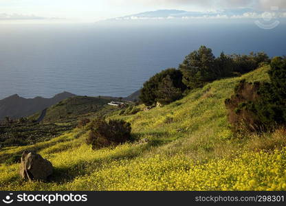 La Gomera island in Canarian islands, Spain