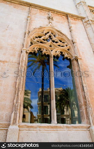 La Lonja monument in Palma de Mallorca from Majorca island in Balearic Spain