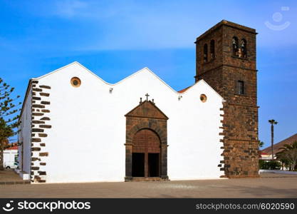 La Oliva church Fuerteventura at Canary Islands of Spain