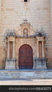 La Roda El Salvador church in Albacete at Castile La mancha of Spain