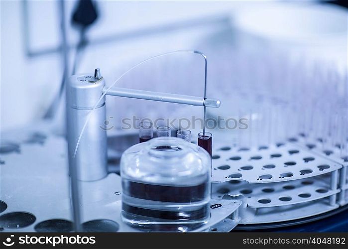Laboratory equipment, close-up