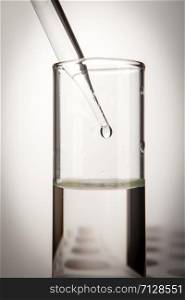 laboratory Lab tube for chemistry concept