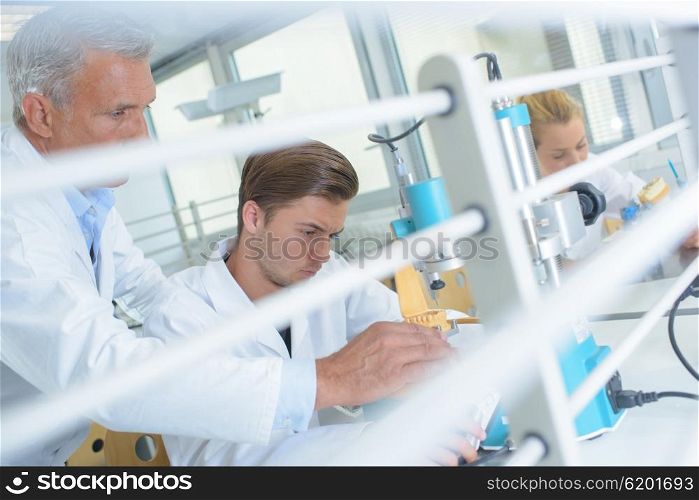 laboratory scene