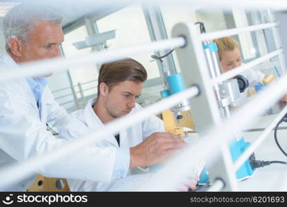 laboratory scene