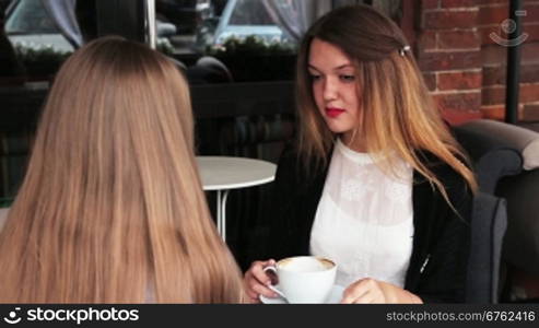 ladies in a cafe