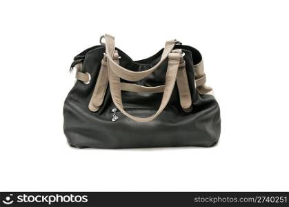 Ladies&rsquo; handbag isolated on a white background