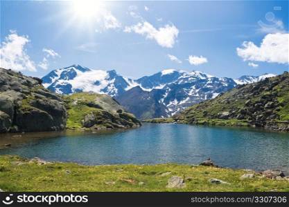 Lago Nero - Black Lake, Italian Alps