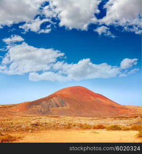 Lajares La Caldera mountain Fuerteventura at Canary Islands of Spain